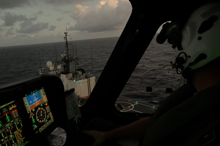 Draken AW139 Crews Conduct Evacuation From Curacao